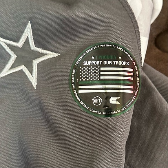 Men’s Colosseum Camo Navy Midshipmen OHT Military Hoodie - Picture 6 of 7